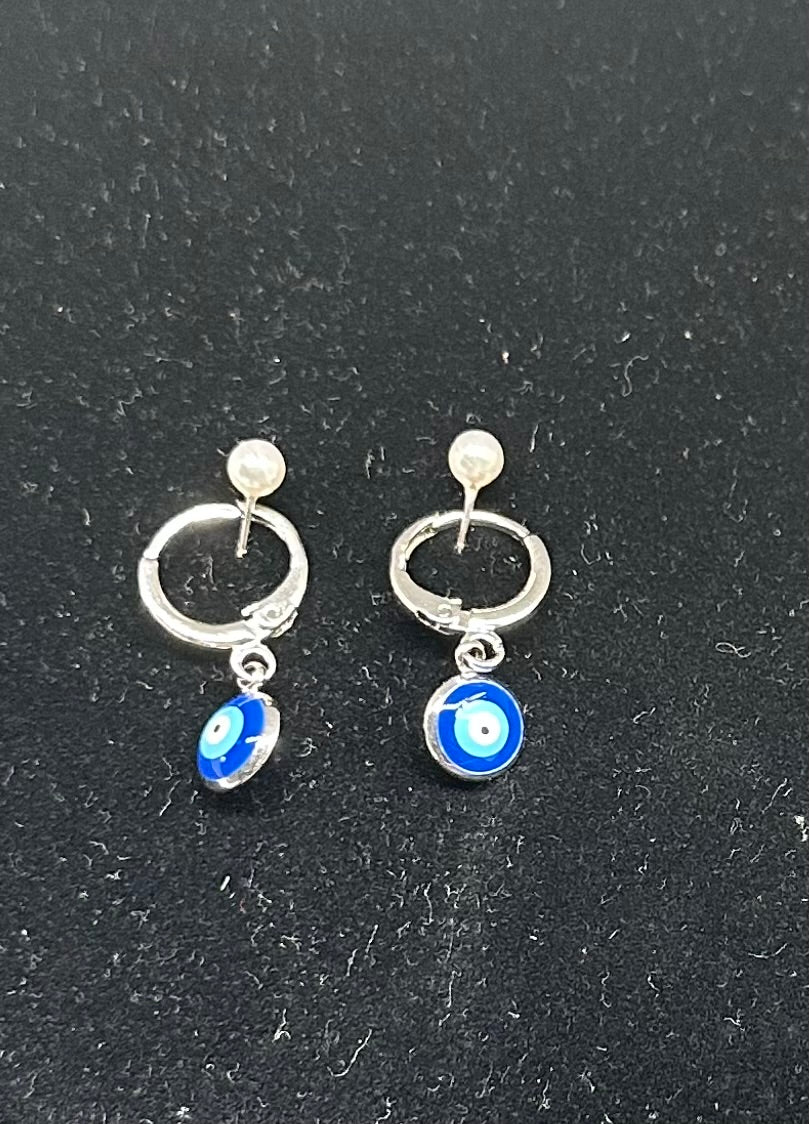 Evil Eye Hoop Earrings