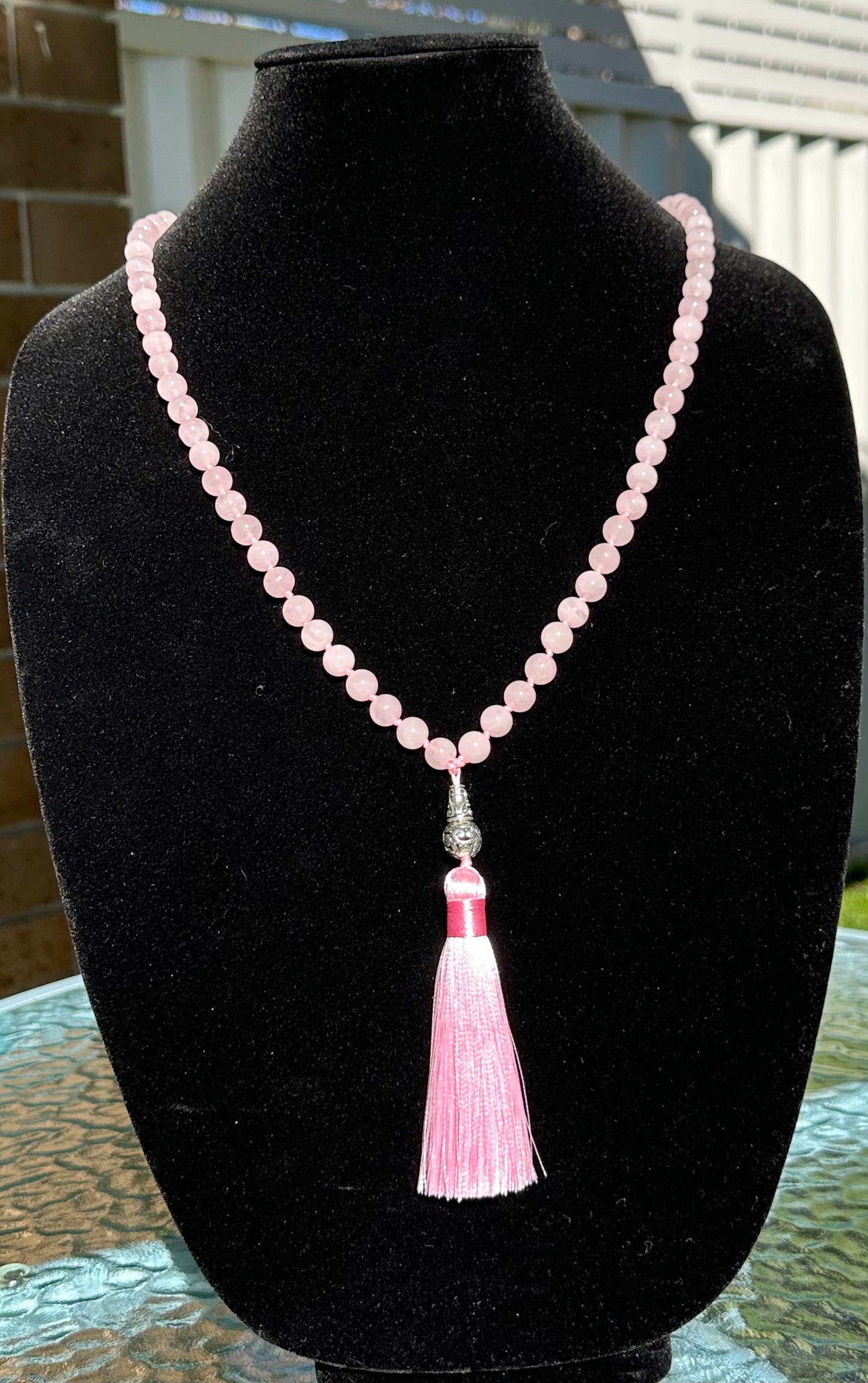 Rose Quarts Mala