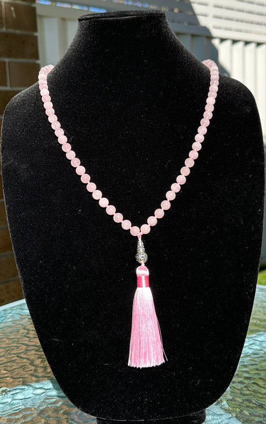 Rose Quarts Mala