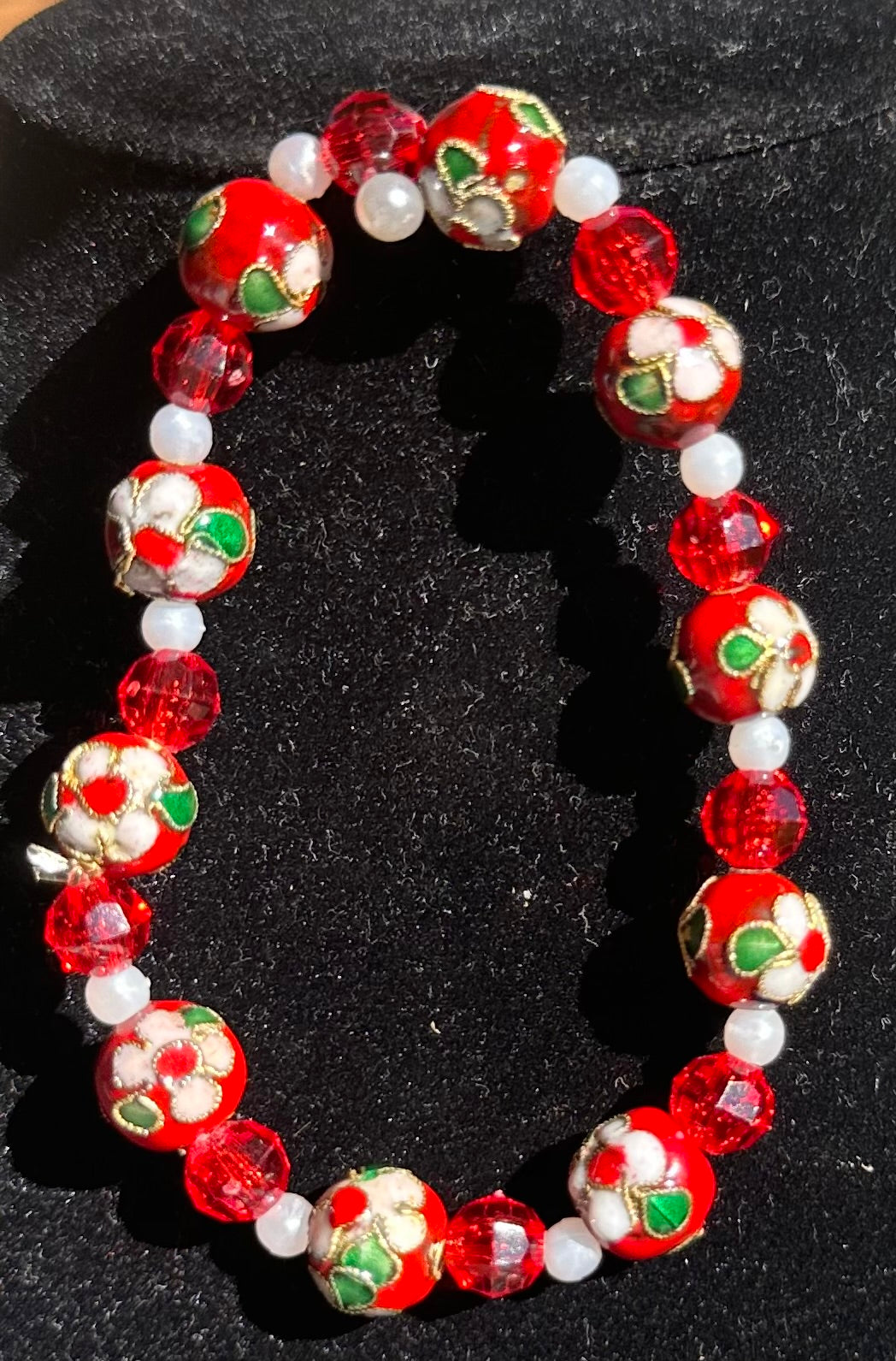 Christmas bead Bracelet