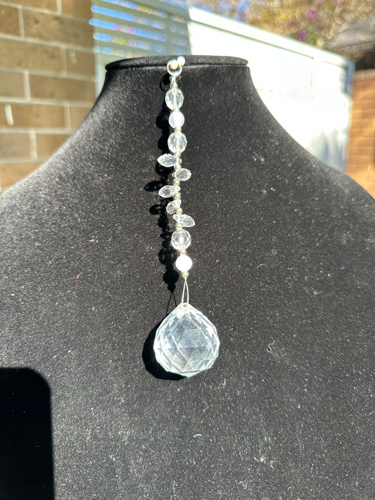 Clear Crystal Suncatcher