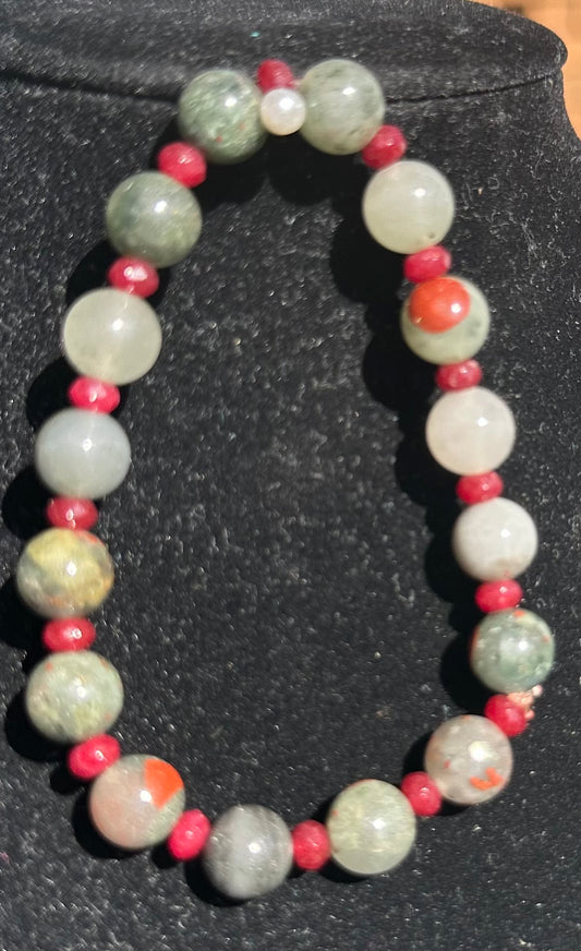 African bloodstone Bracelet