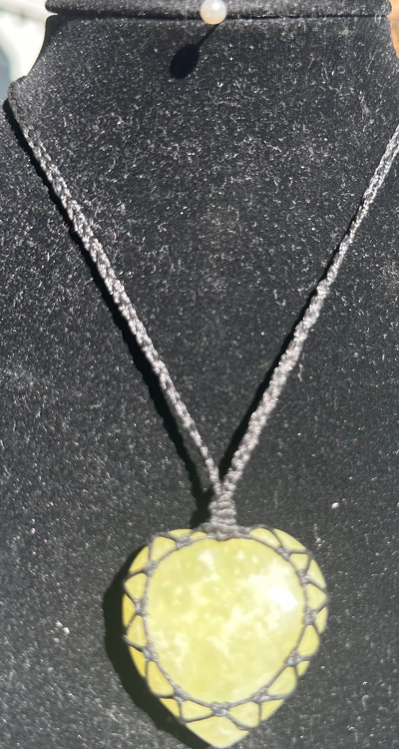 Aventurine love heart  Necklace