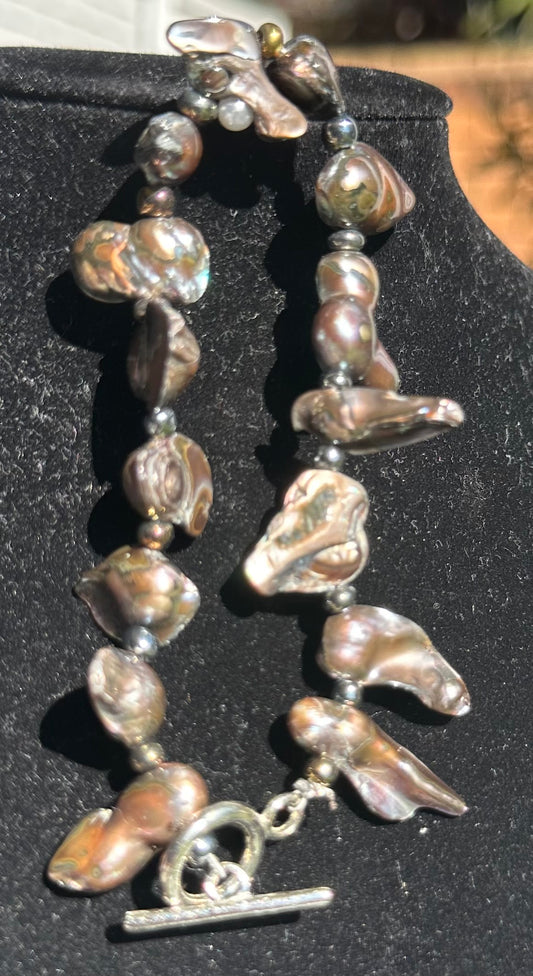 Keshi pearl Bracelet