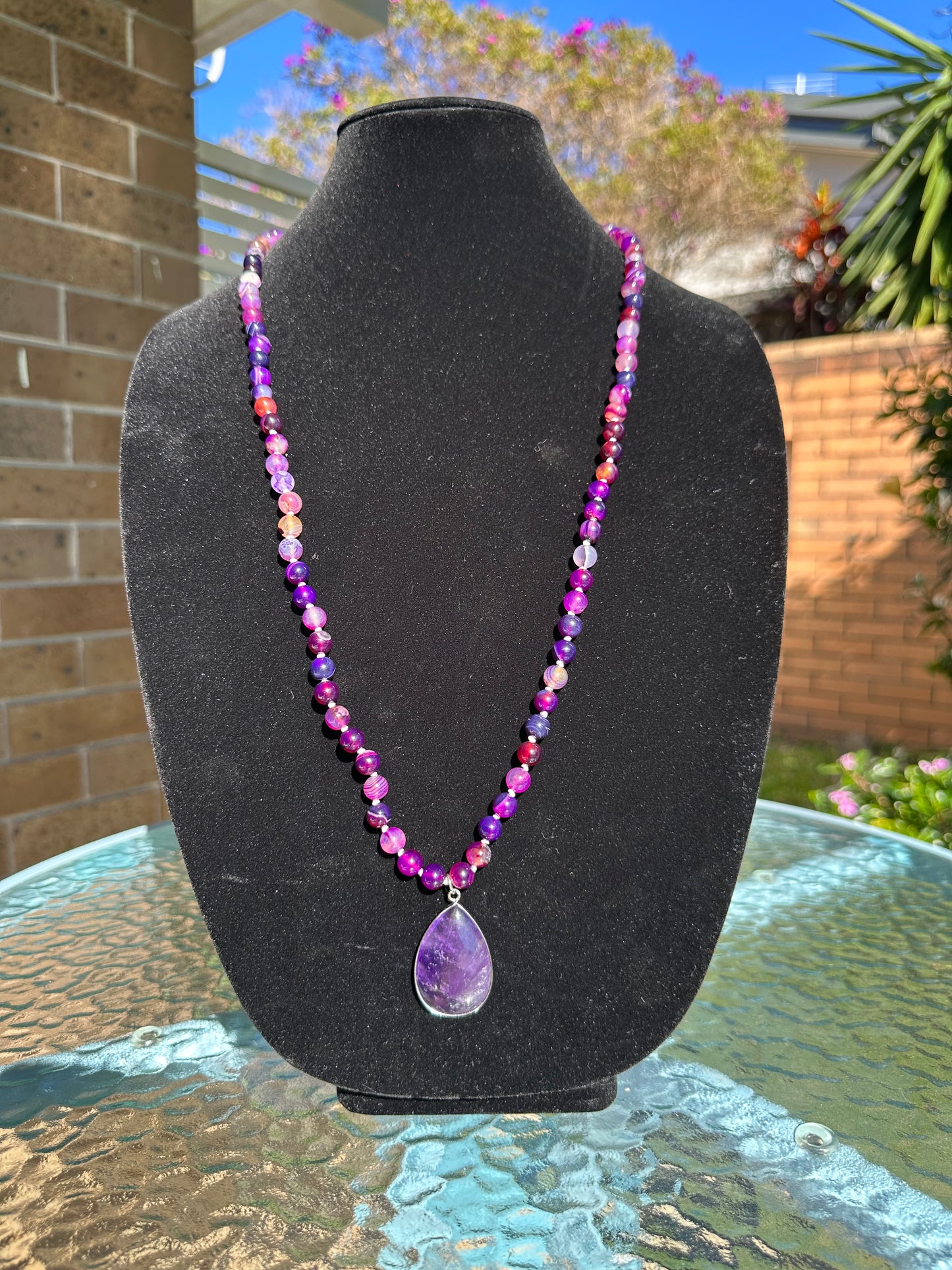Natural Amethyst Mala